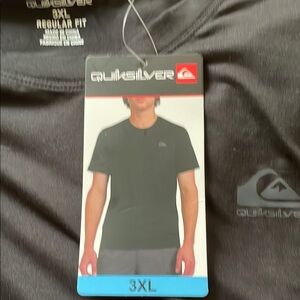 Quiksilver Men's Black Shirt - 3XL